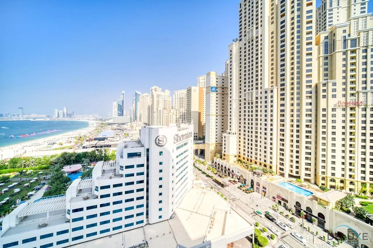 Chic 1Br At Al Bateen Jbr By Deluxe Holiday Homes 迪拜 0*,